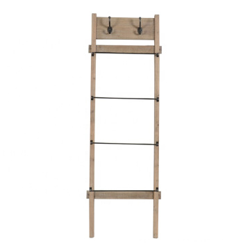 Mayco wooden blanket ladder,towel storage ladder shelf rack